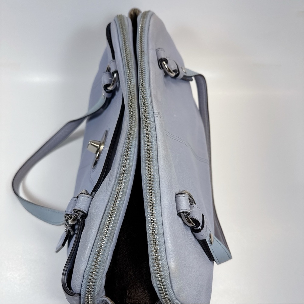 COACH Womens Lilac Leather Penelope Tote CN - Picture 11 of 16